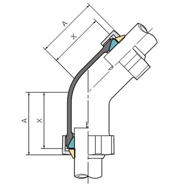 SLHPL45 �n�C�p���[���b�N 45°�G���{ �߂����i