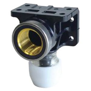 NAE13JJLRP 座付水栓エルボ らく楽アダプター テーパーねじ品(首長タイプ) プッシュマスター