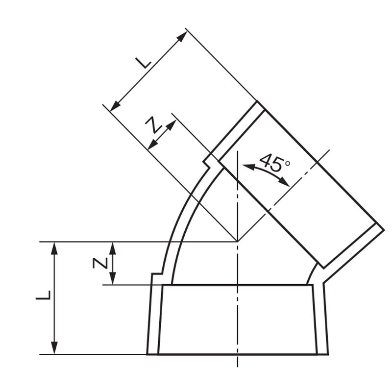 DV-45L 45°�G���{ �V���o�[ �G�X����DV�J���[�p��