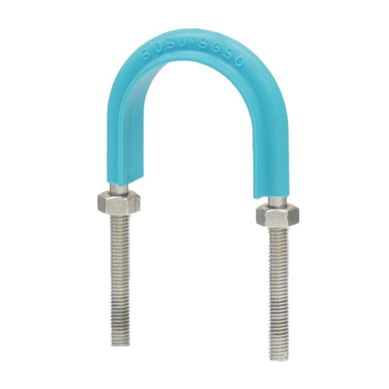 SG10350 フラットUボルト足長+50 ステンレス SGP管用