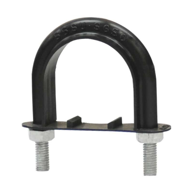 SG10358 フラットUボルト ドブメッキ SGP管用