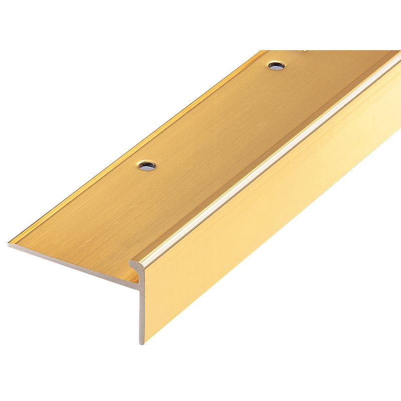 アシスト 10-2065 ノンスリップ アシステップ タイルカーペット・カーペット用 真鍮製 2m