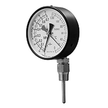 山本計器 0.2Mpa 130℃ S型水高計 100φ