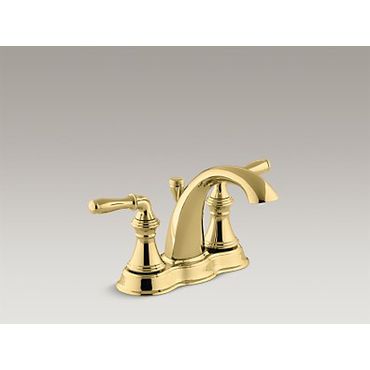 KOHLER K-393-N4-PB デボンシャー 2ハンドルセンターセット 洗面用水栓