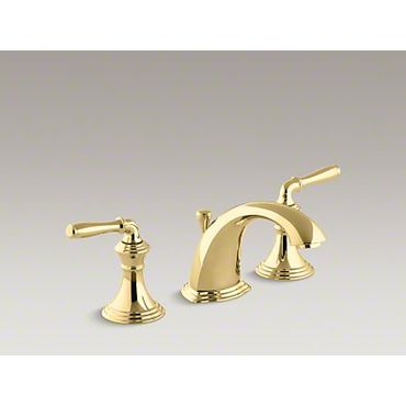 KOHLER K-394-4-PB デボンシャー 2ハンドルワイドスプレッド 洗面用水栓