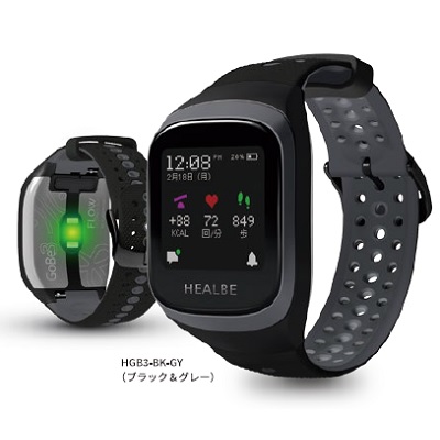 HEALBE HGB3-BK-GY GoBe3 ヒルビーゴービースリー